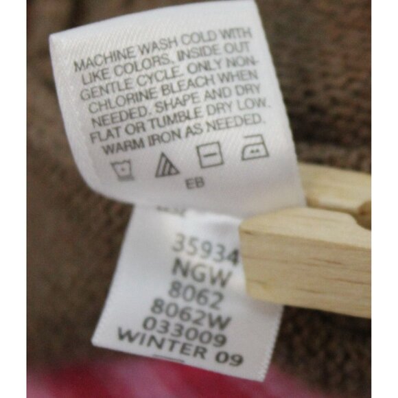 Hanna Andersson Romper Baby Sz 80 US 2 Hooded Sweater Brown Polka Dots Stripes - Picture 11 of 11